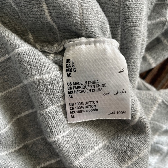 Karen Scott Women’s Gray Striped Sweater- Large - Picture 7 of 9